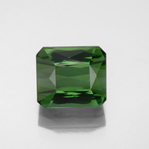 Turmalina verde natural 2,34ct, corte esmeralda, VVS