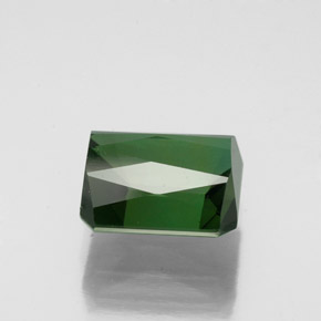 Turmalina verde natural 2,34ct, corte esmeralda, VVS
