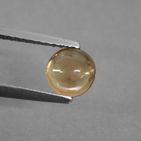 Turmalina amarelo natural 0,74ct, transparente, transparente/translúcido