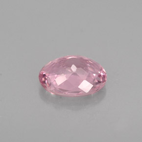 Turmalina rosa natural 0,69ct, corte oval, VVS