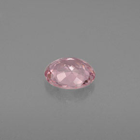 Turmalina rosa natural 0,65ct, corte oval, VVS-VS