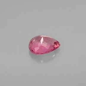 Turmalina rosa natural 0,66ct, formato de pêra, VS