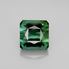 Turmalina verde natural 2,23ct, corte esmeralda, VVS-VS