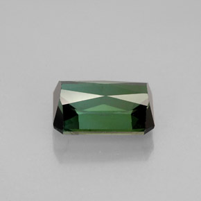 Turmalina verde natural 1,74ct, corte esmeralda, VVS-VS