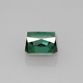 Turmalina verde natural 1,86ct, corte esmeralda, VS