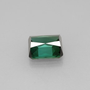 Turmalina verde natural 1,70ct, corte esmeralda, VVS-VS