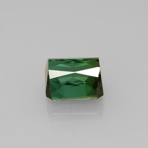 Turmalina verde natural 1,98ct, corte esmeralda, VVS-VS