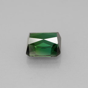 Turmalina verde natural 1,93ct, corte esmeralda, VVS