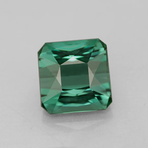 Turmalina verde natural 1,81ct, corte esmeralda, VVS-VS