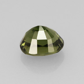 Turmalina verde natural 1,37ct, corte oval, VVS-VS