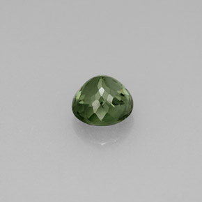Turmalina verde natural 0,93ct, corte redondo, VVS