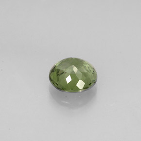 Turmalina verde natural 0,80ct, corte redondo, VVS