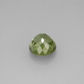 Turmalina verde natural 1,47ct, corte redondo, VVS