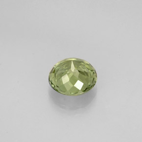 Turmalina verde natural 0,80ct, corte redondo, VVS