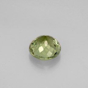 Turmalina verde natural 0,88ct, corte redondo, VVS
