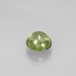 Turmalina verde natural 0,90ct, corte redondo, VVS