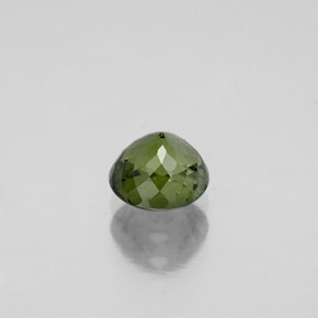 Turmalina verde natural 0,98ct, corte redondo, VS-SI