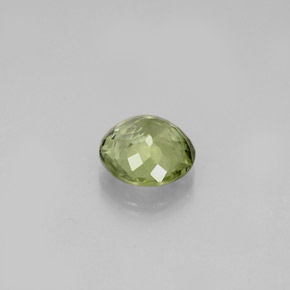 Turmalina verde natural 0,68ct, corte redondo, VVS