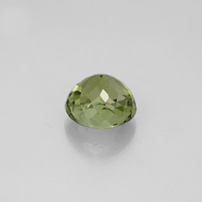 Turmalina verde natural 0,95ct, corte redondo, VVS