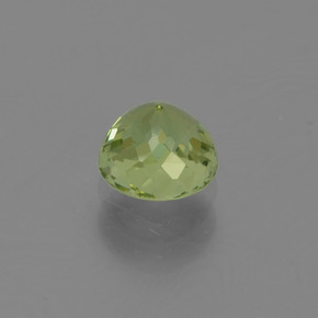 Turmalina verde natural 0,76ct, corte redondo, VVS