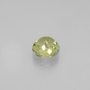 Turmalina verde natural 0,62ct, corte redondo, VVS
