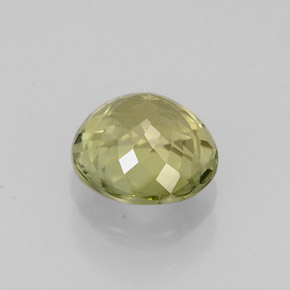 Turmalina verde natural 0,88ct, corte redondo, VVS