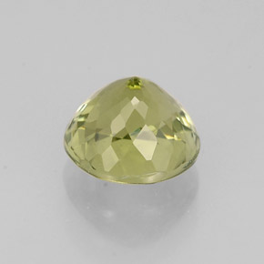 Turmalina verde natural 0,95ct, corte redondo, VVS-VS