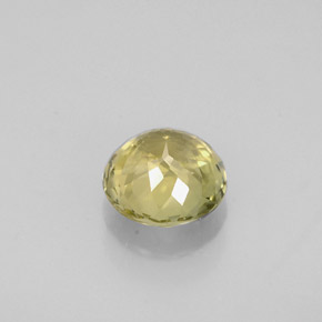 Turmalina verde natural 0,89ct, corte redondo, VVS