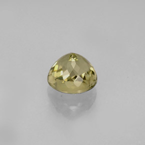 Turmalina ouro natural 0,82ct, corte redondo, VVS
