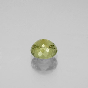Turmalina verde natural 0,58ct, corte redondo, VS