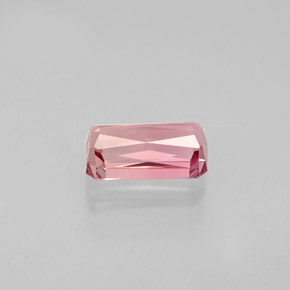 Turmalina rosa natural 0,89ct, corte esmeralda, VVS