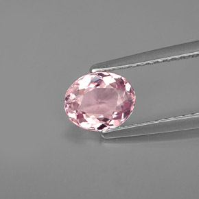 Turmalina rosa natural 0,83ct, corte oval, VS