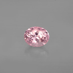 Turmalina rosa natural 0,79ct, corte oval, SI