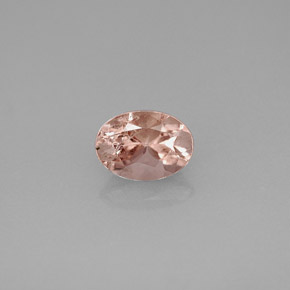 Turmalina rosa natural 0,89ct, corte oval, VS