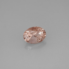 Turmalina rosa natural 0,89ct, corte oval, VS