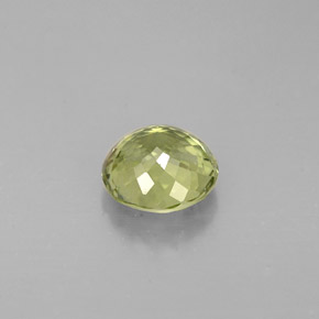 Turmalina verde natural 0,76ct, corte redondo, VVS-VS