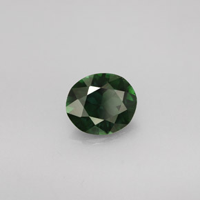 Turmalina verde natural 1,09ct, corte oval, VVS-VS
