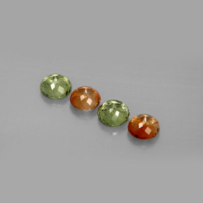 Pedras preciosas de turmalina multicolorido natural de  ct, corte redondo, VVS-VS
