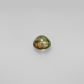 Turmalina multicolorido natural 0,55ct, corte redondo, VVS-VS