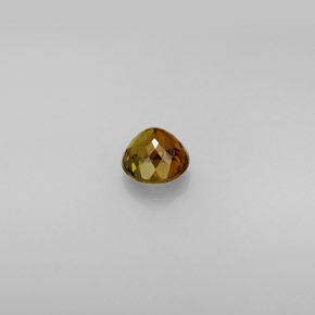 Turmalina multicolorido natural 0,61ct, corte redondo, VVS