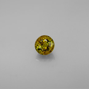Turmalina multicolorido natural 0,62ct, corte redondo, VVS