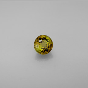 Turmalina multicolorido natural 0,62ct, corte redondo, VVS