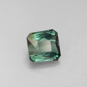 Turmalina verde natural 1,45ct, corte esmeralda, VVS-VS