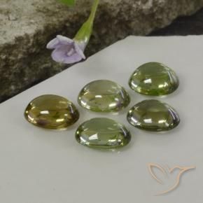 Pedras preciosas de Turmalina Multicolorido natural de 5.25 ct, oval, Transparente