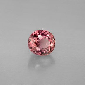 Turmalina rosa natural 1,39ct, corte oval, VS