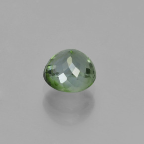 Turmalina verde natural 1,11ct, corte redondo, VS