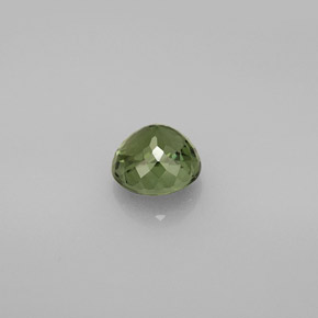 Turmalina verde natural 1,23ct, corte redondo, VVS