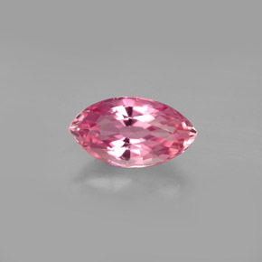 Turmalina rosa natural 1,55ct, marquise, VVS-VS