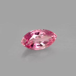 Turmalina rosa natural 1,55ct, marquise, VVS-VS