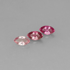 Pedras preciosas de turmalina multicolorido natural de  ct, marquise, VVS-VS